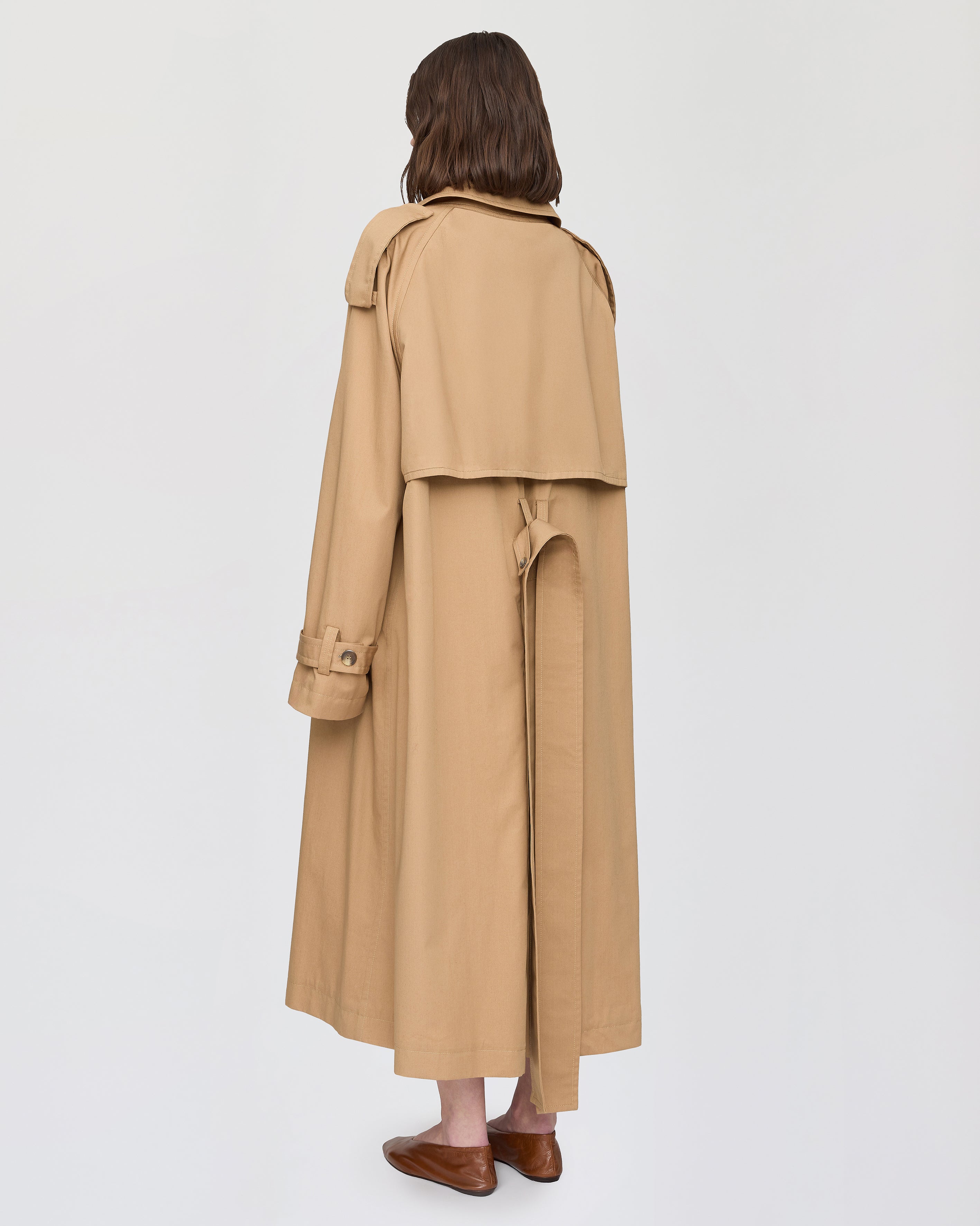 Oversize trench coat