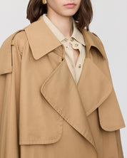 Oversize trench coat