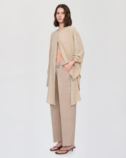 Wrap front blouse